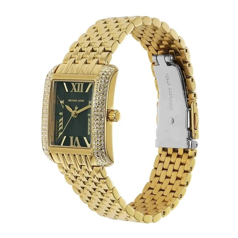 Michael Kors Petite Emery Pavé Rose Gold-Tone Ladies Watch- MK4742